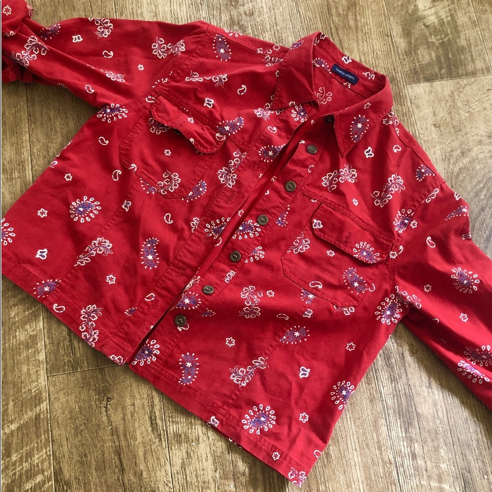 Bandana print shirt